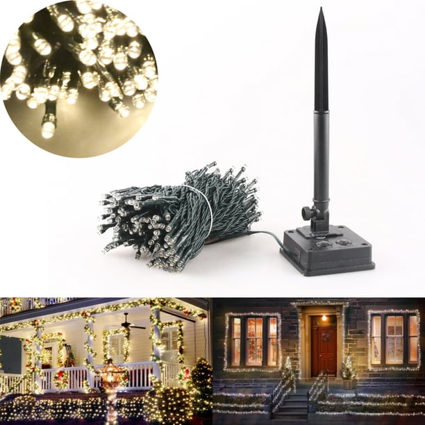 100 LED Solar Powered String Fairy Lights Outdoor Garden Wedding Party Xmas Home
